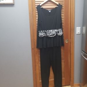 Women's Plus 3-Peice Pant Suit